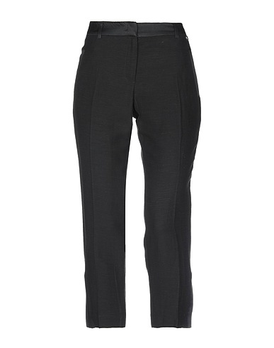 TWINSET Casual trouser Black 45% Viscose, 28% Linen, 27% Acetate