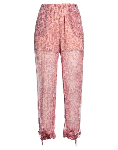 TWINSET Casual trouser Mauve 100% Silk