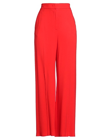 MSGM Casual pants Red 53% Acetate, 47% Viscose