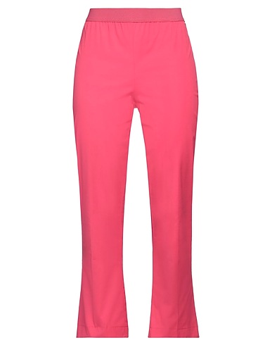 TWINSET Casual trouser Fuchsia 97% Cotton, 3% Elastane