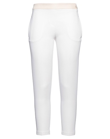 PINKO Hosen Weiß 100% Polyester, Triacetat