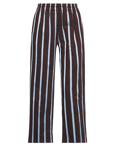 JUCCA Casual trouser Dark brown 97% Cotton, 3% Acetate
