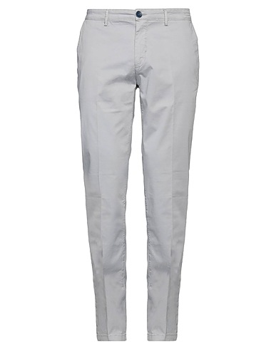 YAN SIMMON Pantalone Grigio 98% Cotone, 2% Elastan