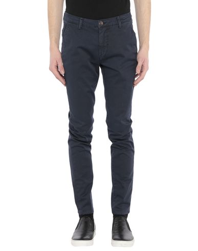Yan Simmon Casual Pants In Dark Blue