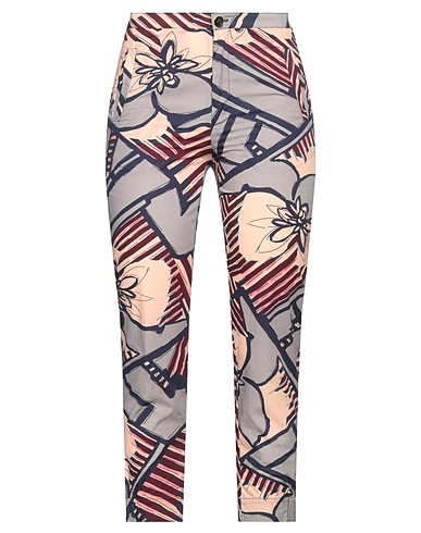 MANILA GRACE Casual trouser Grey 100% Cotton