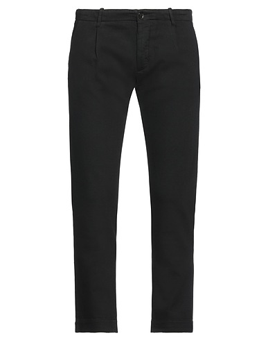 NINE IN THE MORNING Casual trouser Black 98% Cotton, 2% Polyurethane