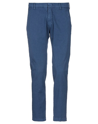 MICHAEL COAL Casual trouser Midnight blue 98% Cotton, 2% Elastane
