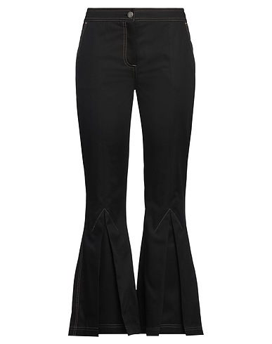 MARCO DE VINCENZO Casual trouser Black 100% Cotton