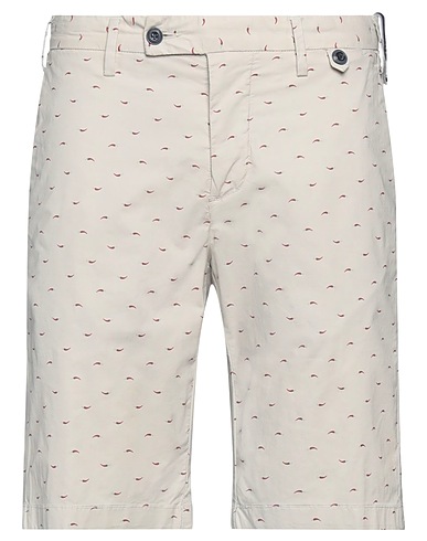 AT.P.CO Shorts & Bermuda Light grey 97% Cotton, 3% Elastane