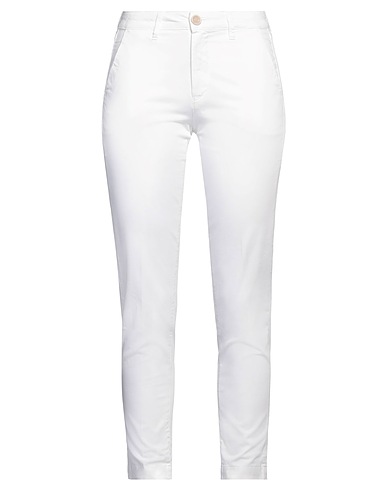 BARBA Napoli Pantalone Bianco 98% Cotone, 2% Elastan