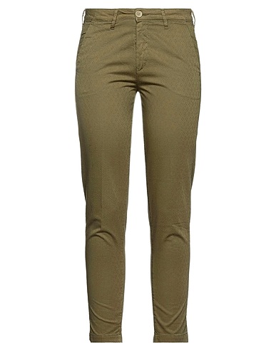 BARBA Napoli Casual trouser Military green 98% Cotton, 2% Elastane