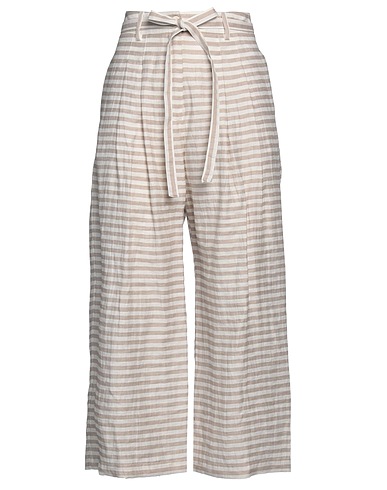 19.70 NINETEEN SEVENTY Casual trouser Light grey 60% Linen, 30% Viscose, 10% Polyester