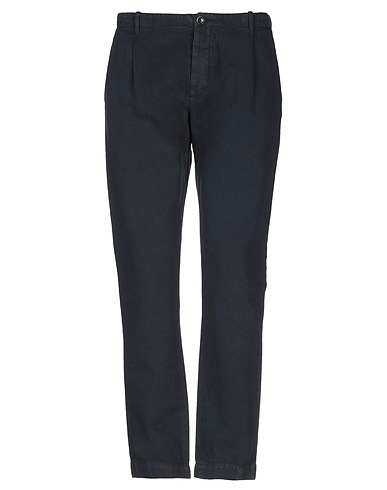 NINE IN THE MORNING Chinos Blu notte 55% Lino, 45% Cotone