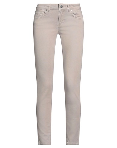 LIU •JO Casual trouser Taupe 88% Cotton, 10% Polyester, 2% Elastane