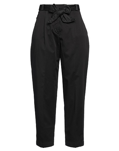 19.70 NINETEEN SEVENTY Pantalone Nero 96% Cotone, 4% Elastan