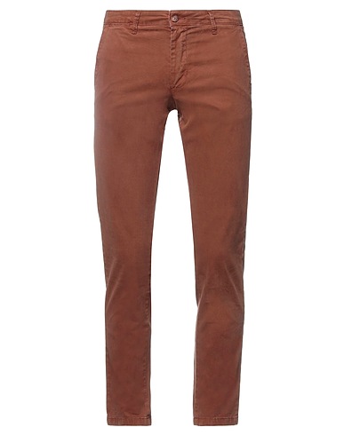 SQUAD² Casual trouser Brown 98% Cotton, 2% Elastane