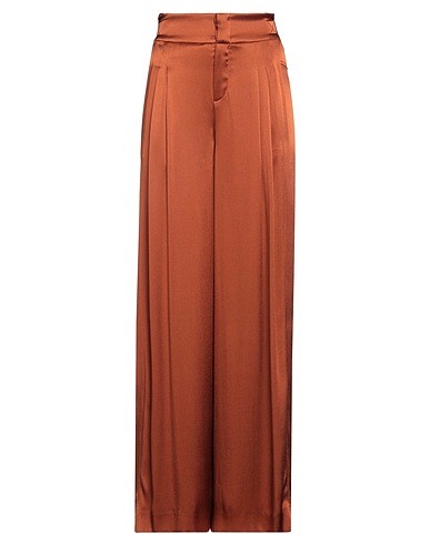 ALBERTA FERRETTI Casual pants Rust 100% Viscose