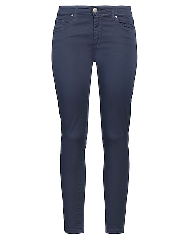 JIJIL Casual pants BLU NOTTE 98% Cotton, 2% Elastane