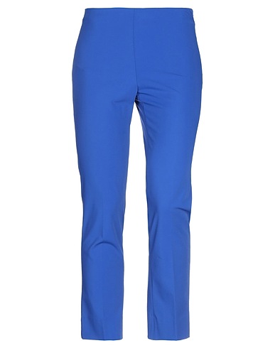 MARTA STUDIO Casual trouser Blue Polyamide, Cotton, Elastane