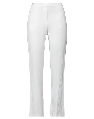SEVENTY VENEZIA Casual trouser Ivory 97% Viscose, 3% Elastane