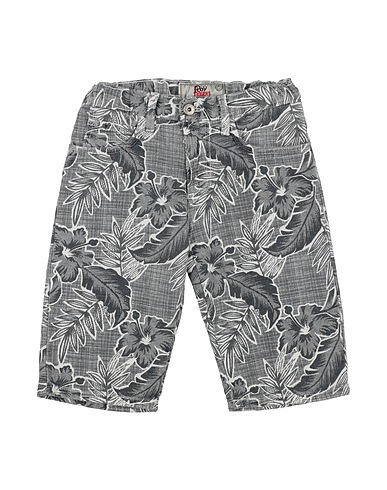 ROŸ ROGER'S Shorts & Bermuda Piombo 80% Cotone, 20% Lino