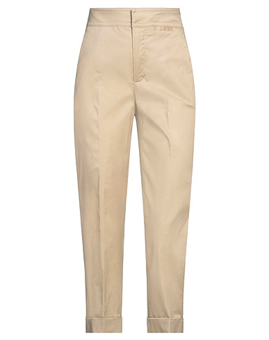 L' AUTRE CHOSE Casual trouser Sand 56% Lyocell, 42% Cotton, 2% Elastane
