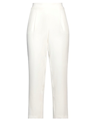 19.70 NINETEEN SEVENTY Casual trouser Ivory 100% Polyester