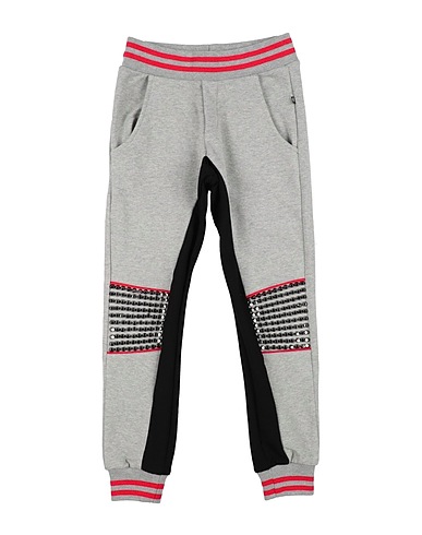 PHILIPP PLEIN Casual trouser Grey 95% Cotton, 5% Elastane