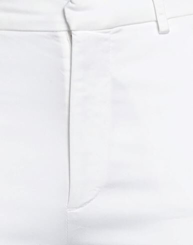Merci .., Woman Pants White Size 8 Cotton, Elastane In White