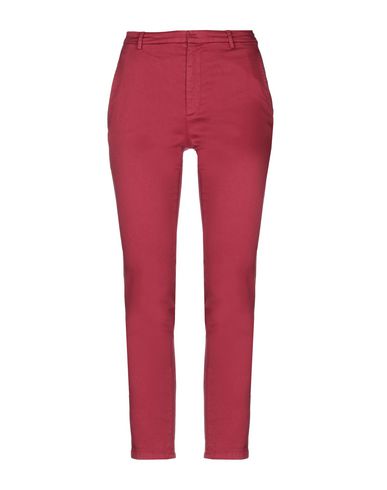 Merci .., Woman Pants Burgundy Size 4 Cotton, Elastane In Red
