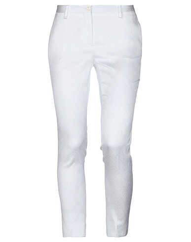BRIAN DALES Pantalone Bianco 60% Poliestere, 30% Cotone, 8% Poliammide, 2% Elastan