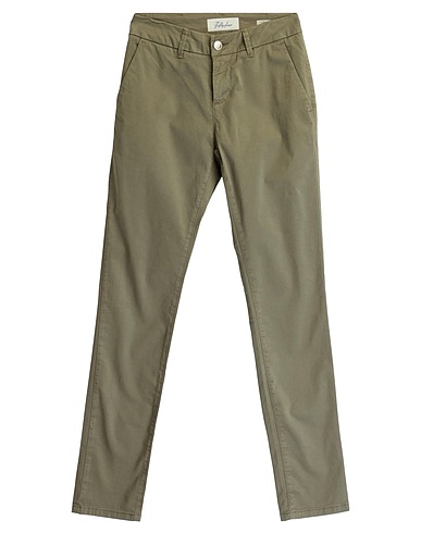 FIFTY FOUR Casual pants Military green 97% Cotton, 3% Elastane