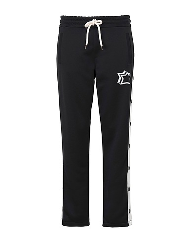 ATLANTIC STARS Casual trouser PANTALONI FELPA BOTTONI
 Black 55% Polyester, 45% Cotton