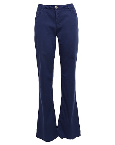 TRUSSARDI JEANS Casual pants Midnight blue 97% Cotton, 3% Elastane