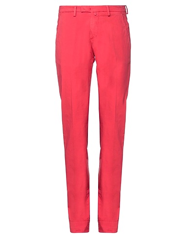BRIGLIA 1949 Casual pants Brick 97% Cotton, 3% Elastane