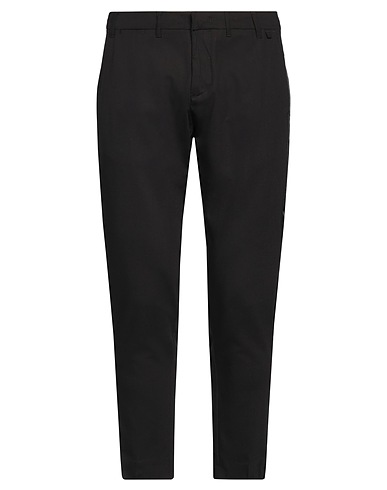 EREDI DEL DUCA Casual pants Black 64% Polyester, 25% Viscose, 9% Wool, 2% Elastane