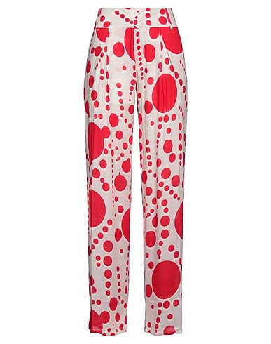 TRUSSARDI JEANS Casual trouser Red 100% Viscose