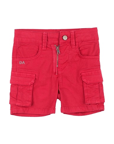 DANIELE ALESSANDRINI Shorts & Bermuda Red 98% Cotton, 2% Elastane