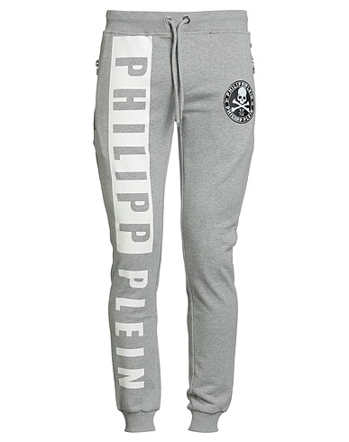 PHILIPP PLEIN Casual trouser Grey 100% Cotton