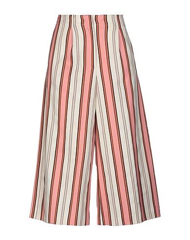 SEVENTY VENEZIA Casual pants Pink 97% Cotton, 3% Elastane