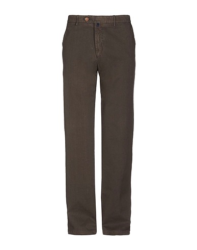 RODRIGO Casual trouser Dark brown 100% Cotton