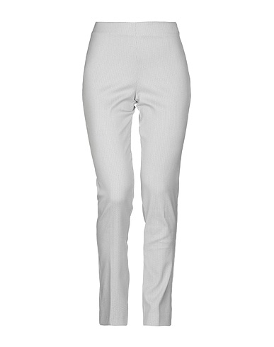 ROSSOPURO Casual trouser Grey 70% Cotton, 26% Polyamide, 4% Elastane