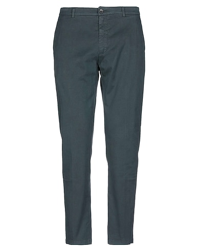 DEPARTMENT 5 Casual trouser Dark green 98% Cotton, 2% Elastane