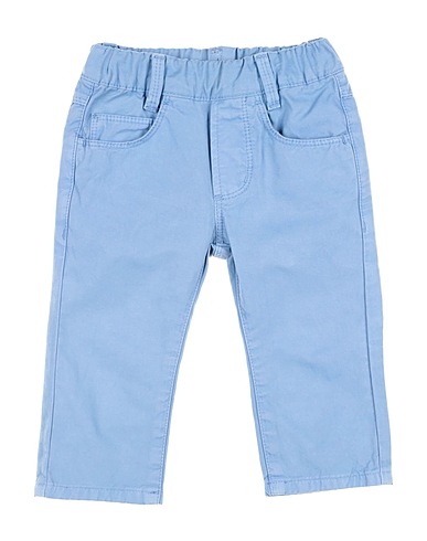 EDDIE PEN Pantalone Celeste 100% Cotone