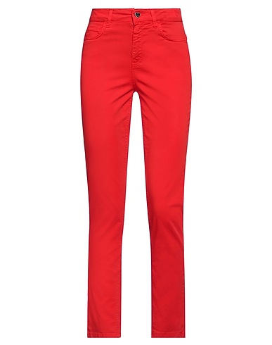 MY TWIN TWINSET Casual trouser Red 97% Cotton, 3% Elastane