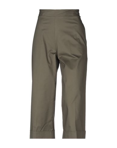 Alpha Studio Cropped Pants In Dark Green