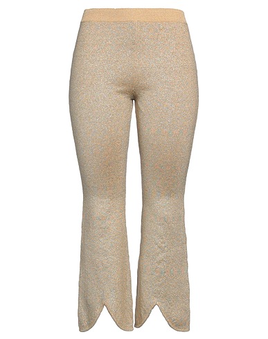 JW ANDERSON Casual pants Beige 77% Linen, 8% Metallic Polyester, 8% Polyamide, 7% Polyester