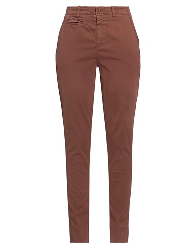 MERCI ITALIA Pantalone Marrone 97% Cotone, 3% Elastan