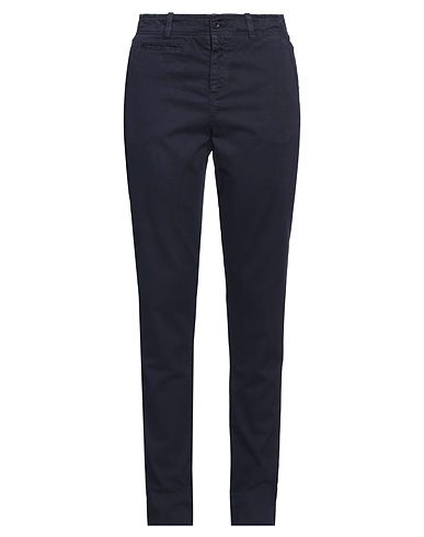 MERCI ITALIA Casual trouser Navy blue 97% Cotton, 3% Elastane
