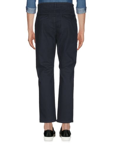 Shop Brian Dales Man Pants Midnight Blue Size 35 Cotton, Elastane